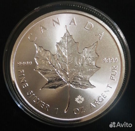 31.1 гр Чистого серебра. Канада. Инвестиционная