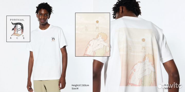 Футболка Uniqlo x One Piece (8 дизайнов)