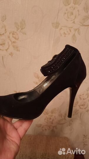 Туфли замшевые