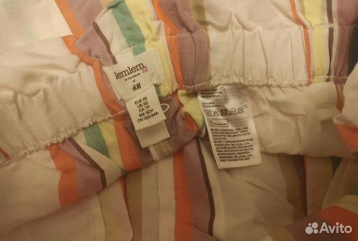 Шорты H&M хлопок лён