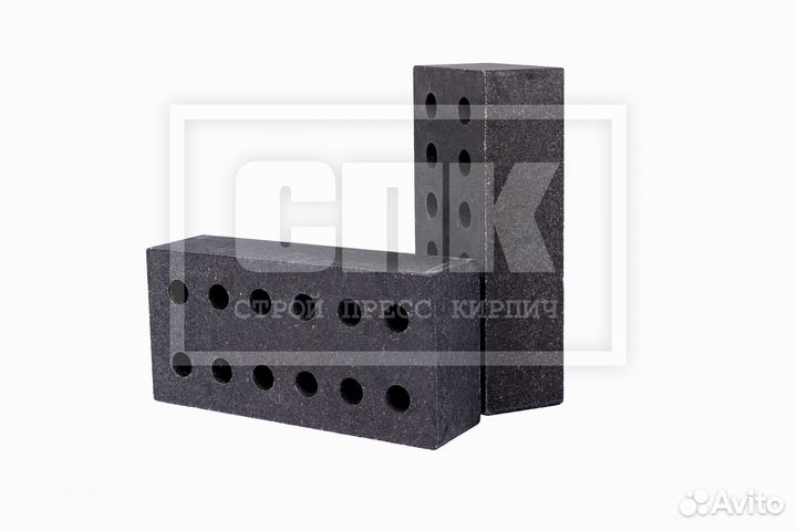 Кирпич облицовочный - Черный Оникс