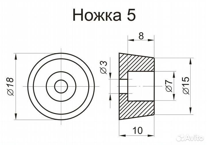 Ножки приборные