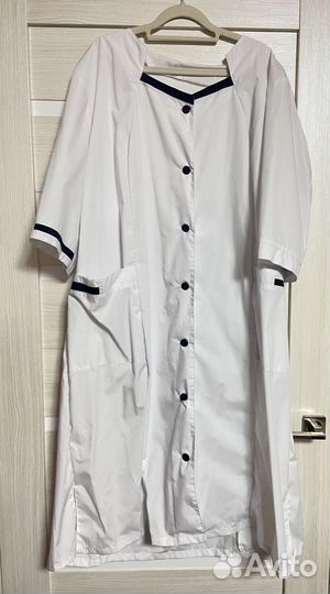 Медицинский халат новый, 62-64
