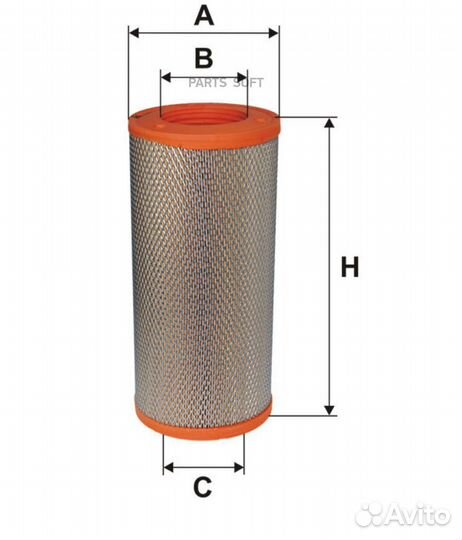 Фильтр воздушный filtron AR285