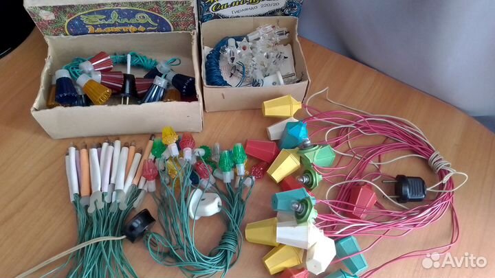 Ёлочные гирлянды СССР