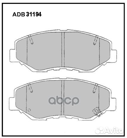 Колодки тормозные Honda Accord 06, CR-V (RD)
