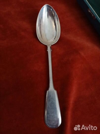 Серебряная столовая ложка