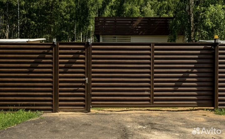 Заборы из профнастила под ключ