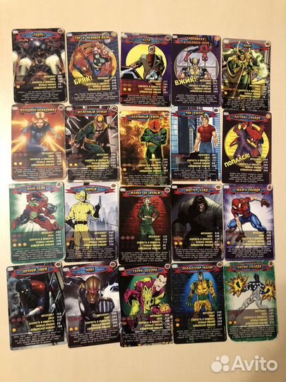 Карточки человек паук