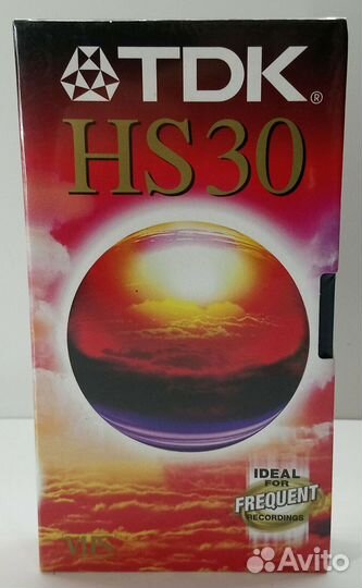 Видеокассеты новые VHS TDK HS30, Basf S-VHS SE180