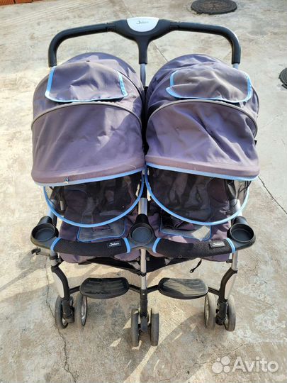 Прогулочная коляска для двойни Jetem