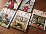 Журналы Elle Decoration, InStyle, SNC