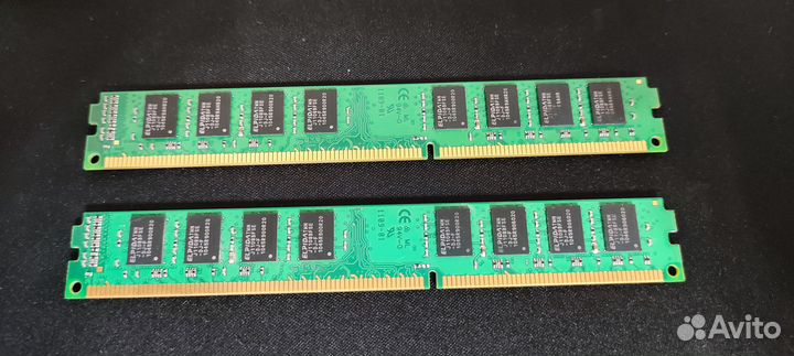 Память ddr3 2х4 гб kingston kvr1333d3n9k2/4g