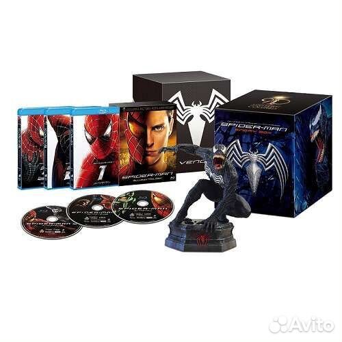 Spiderman statue, Venom statue, Green goblin
