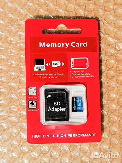 Microsd 64 Gb Новая 10й класс