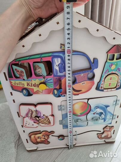 Бизиборд домик со светом большой