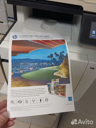 Цветное лазерное мфу с wi-fi HP Color M375NW