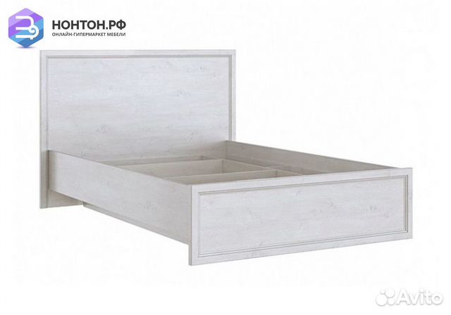 Кровать Александрия сосна санторини светлая