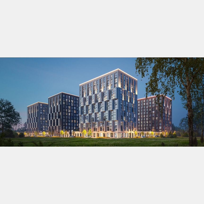 2-к. квартира, 71,6 м², 2/12 эт.