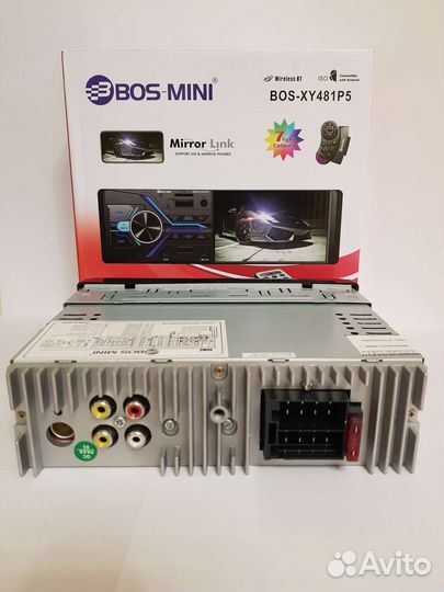 Автомагнитола Bos-mini с Bluetooth, AUX, USB