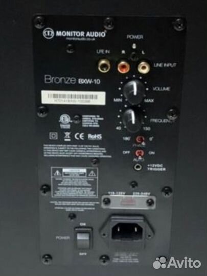Сабвуфер Monitor audio bronze BXW10