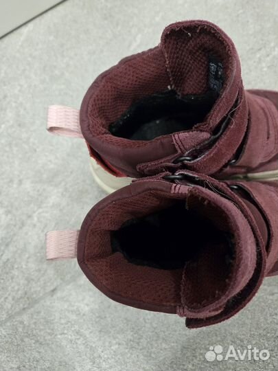 Демисезонные утеплённые ботинки Ecco 30 размер