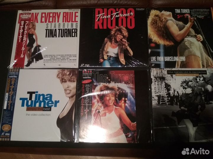Лазерные диски LD LaserDisc Tina Turner Japan,US
