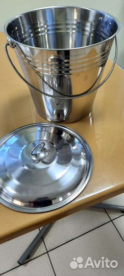 Ведро нержавейка 12л