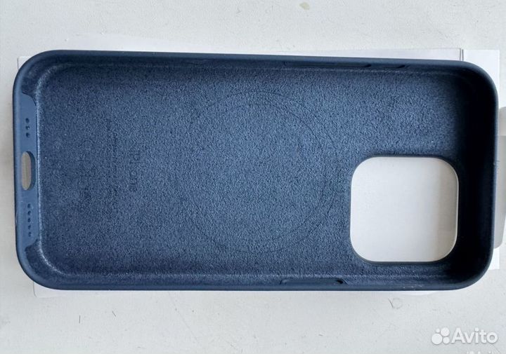 Чехол Apple silicon case iPhone 15 pro storm blue