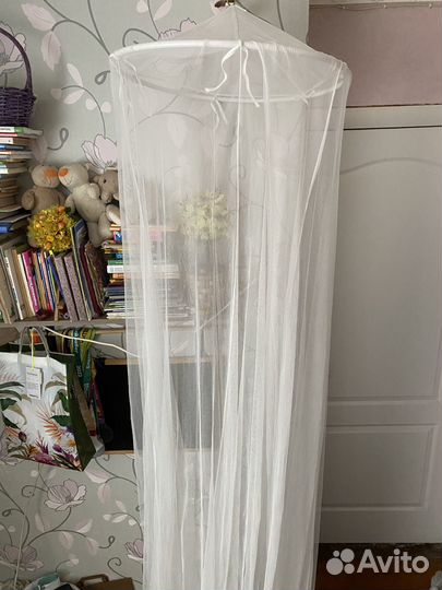 Балдахин из тонкой сетки икеа