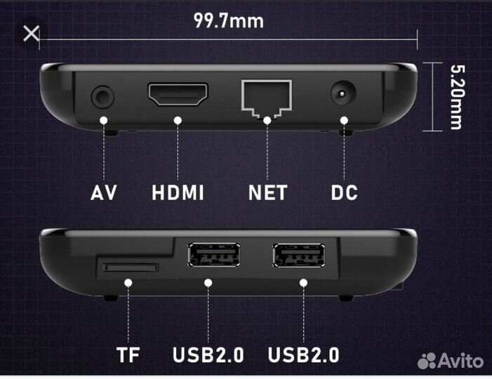 Тв-приставка H96 Max 4/32гб (S905W2)