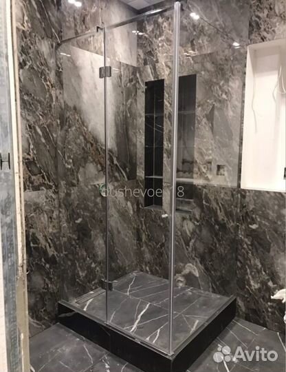 Душевые кабины из закаленного стекла 8 мм