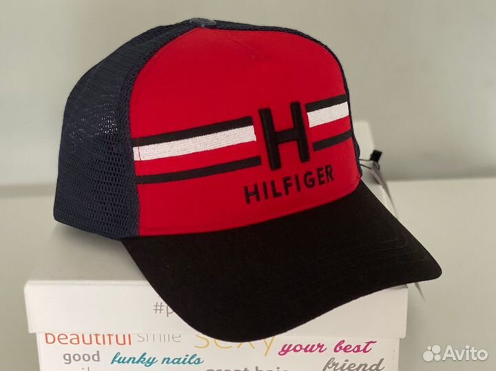 Бейсболка кепка tommy hilfiger сетка