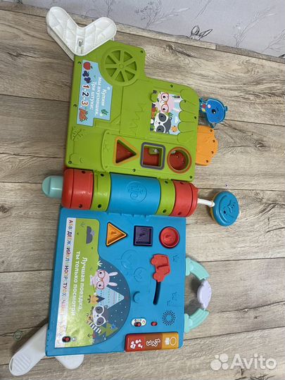 Бизиборд/ развивающая книга fisher-price