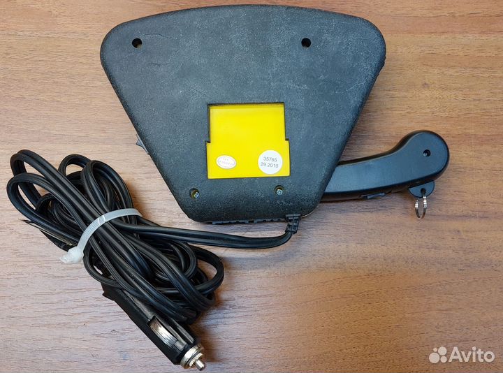 Тепловентилятор с ручкой и фонариком 12V