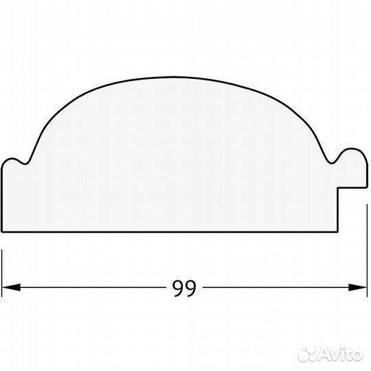 Зеркало Evoform Exclusive 159х69 BY 3573 с фацето