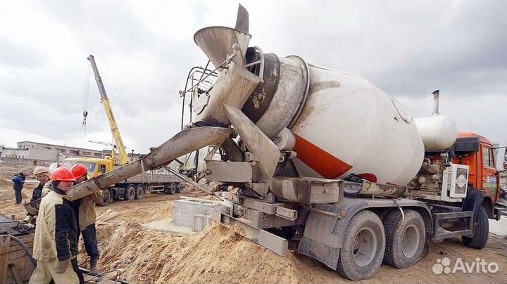 Бетон подача лентой