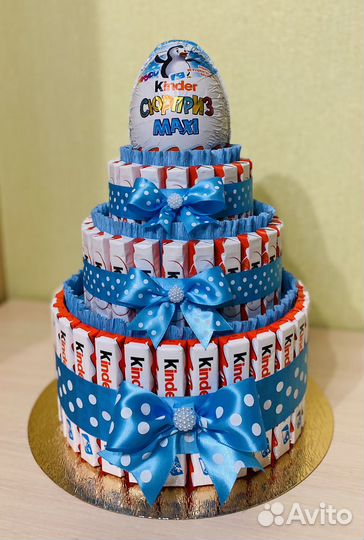 Торт из киндеров-конфет