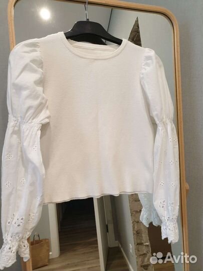 Блузка zara для девочки 146см + юбка