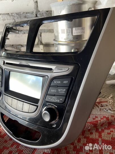 Магнитола штатная хендай солярис