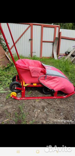 Санки с колесами