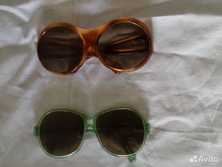 Винтаж 70е годы очки стекло