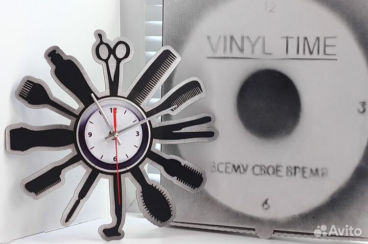 Настенные часы Время красоты (парикмахерские)