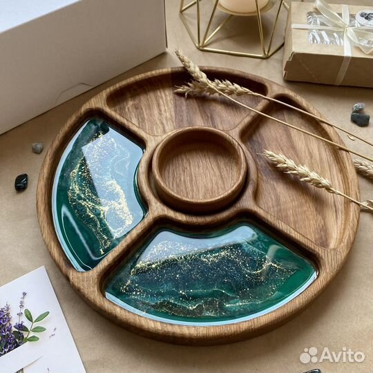 Менажница из дуба