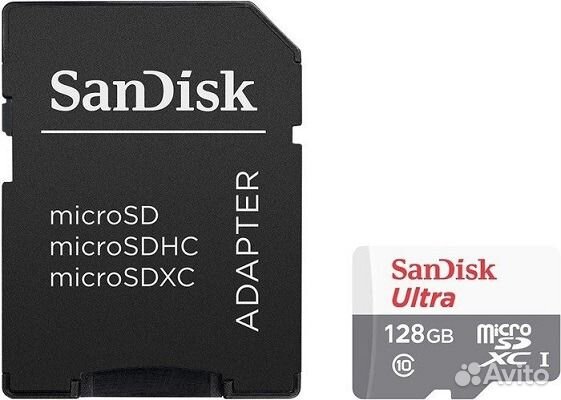 Карта памяти Sandisk Micro sdhc 128Gb 48 mb/s*320X