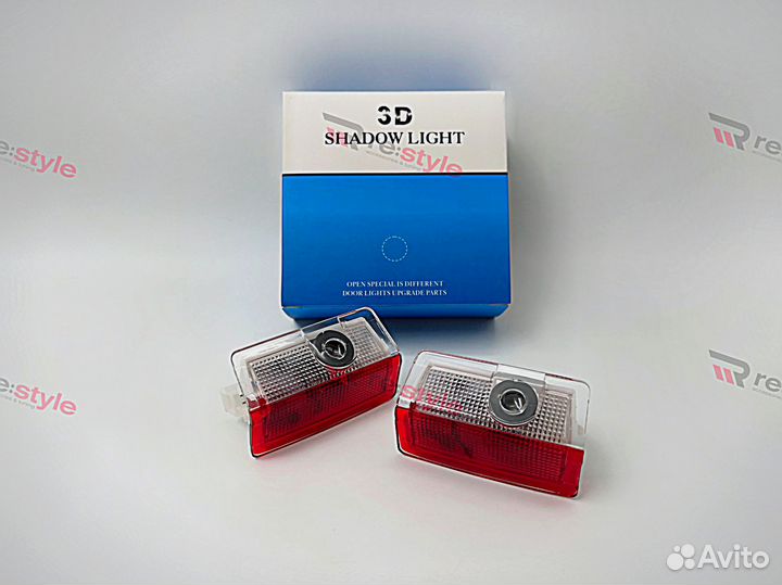 Проекция логотипа Mercedes-Benz AMG