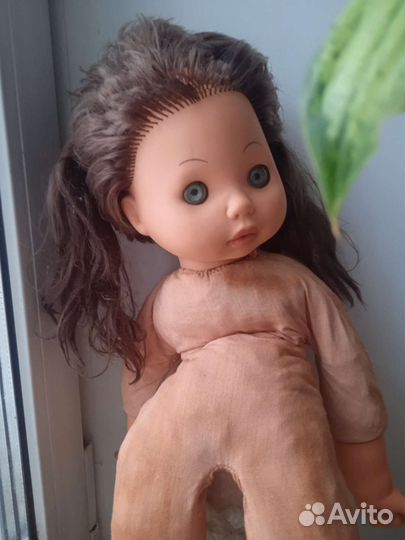 Очень старая тряпичная кукла