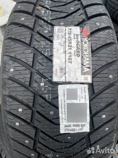 Yokohama IceGuard Stud IG65 275/45 R21 и 315/40 R21 110T