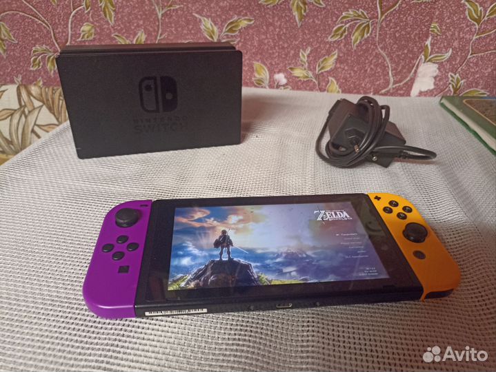 Nintendo Switch Rev2 прошитая + 128гб