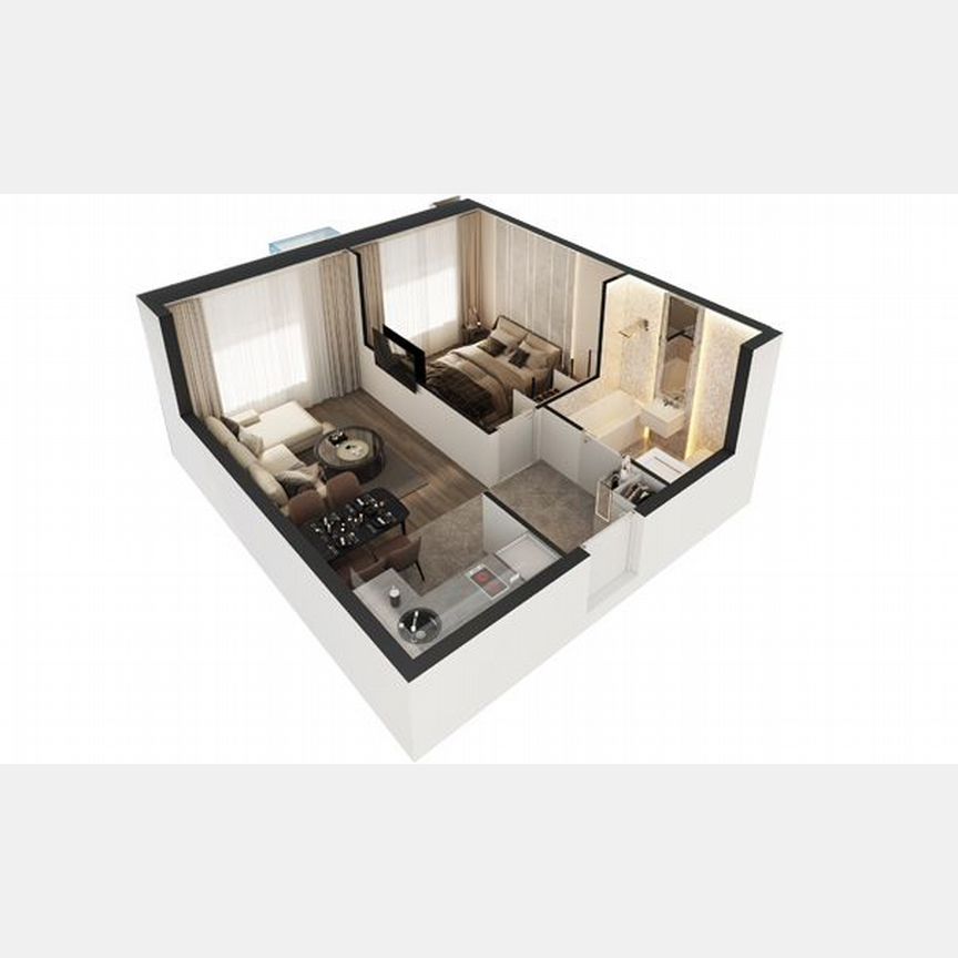 1-к. апартаменты, 37,5 м², 29/30 эт.